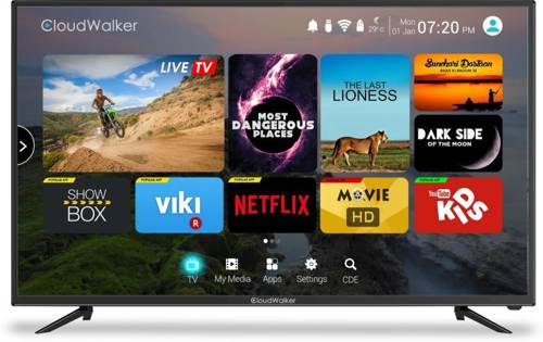 Buy CloudWalker Cloud TV 109cm (43 inch) Ultra HD (4K) LED Smart TV (CLOUD TV 43SU)