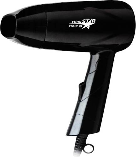 Buy Four Star Foldable Hot & Cold 1200W FST 2100 Hair Dryer (Black)