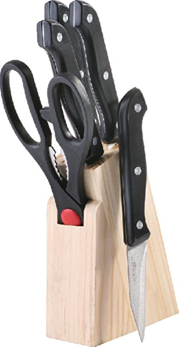 Buy Renberg Stainless Steel Knife Set, 6-Pieces, Black