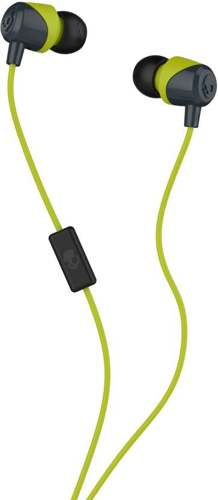 Skullcandy S2DUL-J319 Headset with Mic (Hot Lime/Grey, In the Ear)