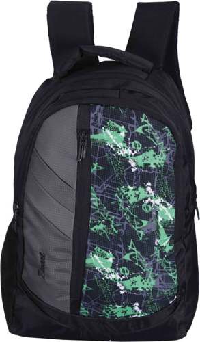Buy Zwart 114114 25 L Medium Backpack (Black, Grey)