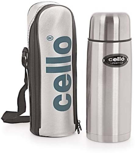 Buy Cello Lifestyle 1000 ml Flask (Pack of 1, Silver)