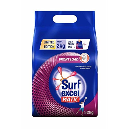 Buy Surf Excel Matic Front Load Detergent Powder - 2 kg bag
