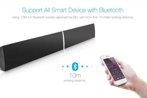 Buy F&D T-180X SOUNDBAR Portable Bluetooth Soundbar (Black, Stereo Channel)