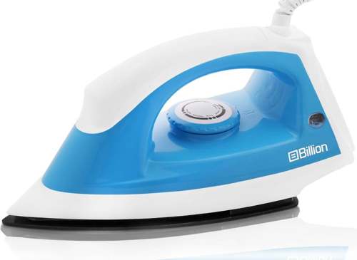 Buy Billion 1100 W Non-stick Extra-power XR112 Dry Iron (White and Sky Blue)