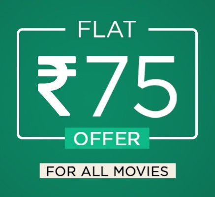 TicketNew Flat Rs.75 offer for all movies