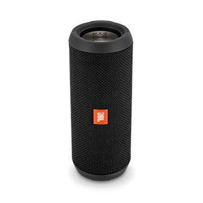 Buy JBL Flip 3 Stealth Waterproof Portable Bluetooth Speaker with Rich Deep Bass (Black), Without Mic