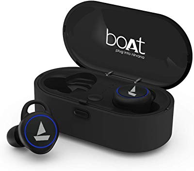 Buy boAt Airdopes 311v2 True Wireless Earbuds (Bluetooth V5.0) with HD Sound and Sleek Design, Integrated Controls with in-Built Mic and 500mAh Charging Case (Active Black)