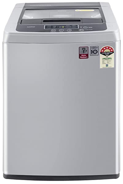 Buy LG 6.5 Kg 5 Star Smart Inverter Fully-Automatic Top Loading Washing Machine (T65SKSF4Z, Middle Free Silver)