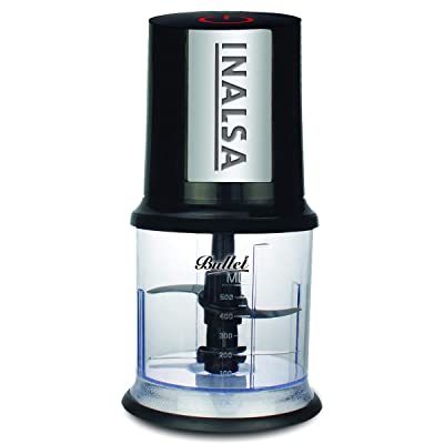 Buy Inalsa Bullet 400-Watt Electric Chopper with Twin Blade Technology (Black)