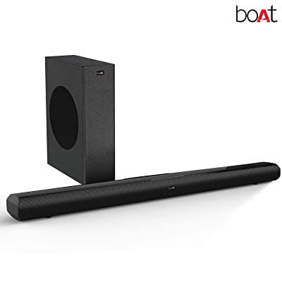 Buy boAt Aavante 3000 Soundbar Speaker with Wireless Subwoofer, AUX, USB, Optical, Coaxial and HDMI ARC Mode (Premium Black)