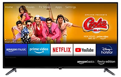 Buy AmazonBasics 81cm (32 inches) Fire TV Edition HD Ready Smart LED TV AB32E10SS (Black)
