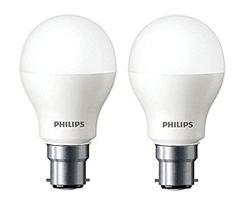 Buy Philips Base B22 7-Watt LED bulb (Cool Day Light,Pack of 2)
