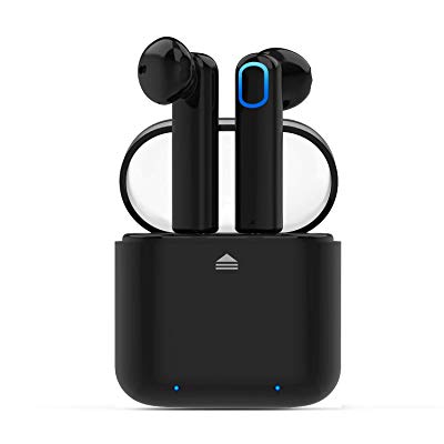 Buy CrossBeats Aero True Wireless Earbuds Bluetooth Headphones Wireless Earphones Headset with Microphone, in-Built Charging Dock for Mobile - Black