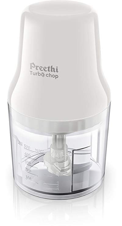 Buy Preethi Turbo Chop CH 601 0.7-Litre 450-Watt Chopper (White)