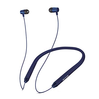 Buy Soundlogic Voice Assistant Neckband in-Ear Sports Bluetooth Wireless Earphone with Deep Bass and Hands-Free Calling inbuilt Mic Headphones with Long Battery Life and Flexible Headset (Blue)