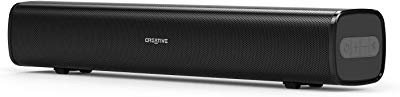 Buy Creative Stage Air Portable and Compact Under-Monitor USB-Powered Soundbar for Computer, with Dual-Driver and Passive Radiator for Big Bass, Bluetooth and AUX-in, USB MP3, 6 Hours of Battery Life