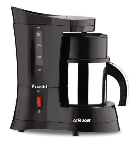 Buy Preethi Cafe Zest CM210 Drip Coffee Maker (Black)