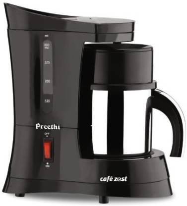 Buy Preethi Cafe Zest CM 210 10 Cups Coffee Maker  (Black)