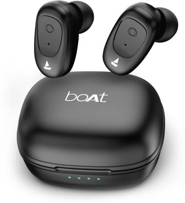 Buy boAt Airdopes 201 True Wireless Bluetooth Headset with Mic  (Active Black, In the Ear)