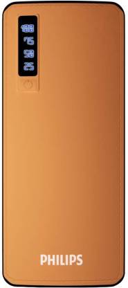 Buy Philips 11000 mAh Power Bank (10 W, Fast Charging)  (Brown, Lithium-ion)