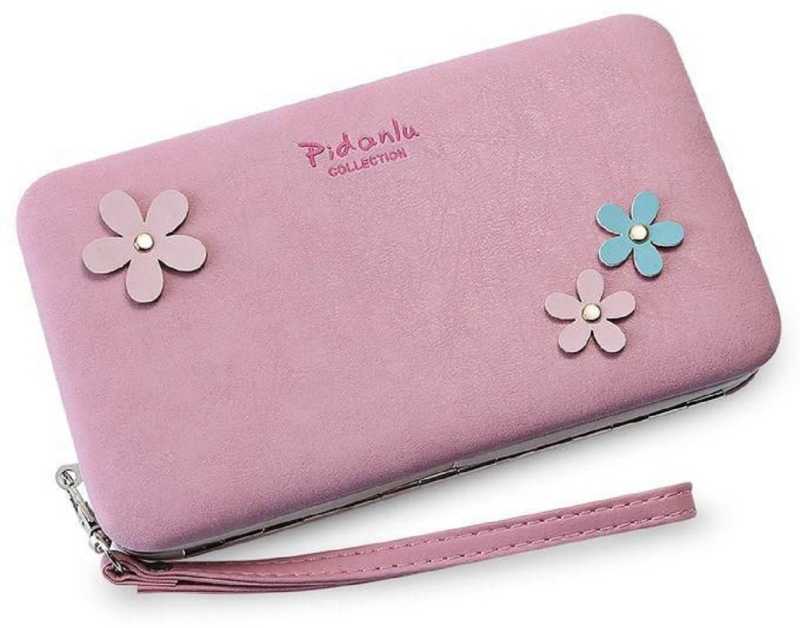 Buy WANQLYN Girls Casual Pink Artificial Leather Wallet  (4 Card Slots)