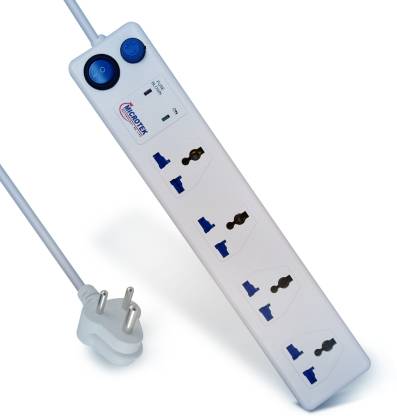 Buy Microtek 4 Socket with 1 Switch 6A 4  Socket Extension Boards  (White)