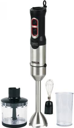 Buy Inalsa Robot Inox 1000 with Chopper DC Motor 800 W Hand Blender  (Silver, Black)