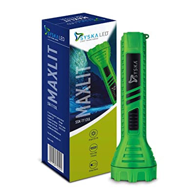 Buy SYSKA T112UL MAXLIT 1W Bright Led Rechargeable Torch (Florence Green)