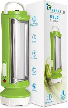 Buy Syska T0790LA Torch  (Green : Rechargeable)